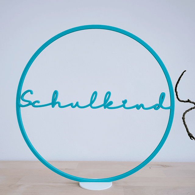 Schulkind Kranz