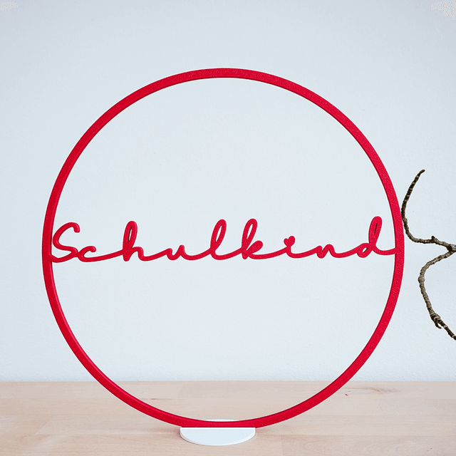 Schulkind Kranz