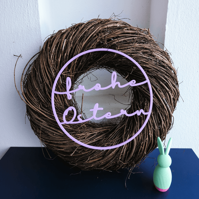 frohe Ostern Kranz